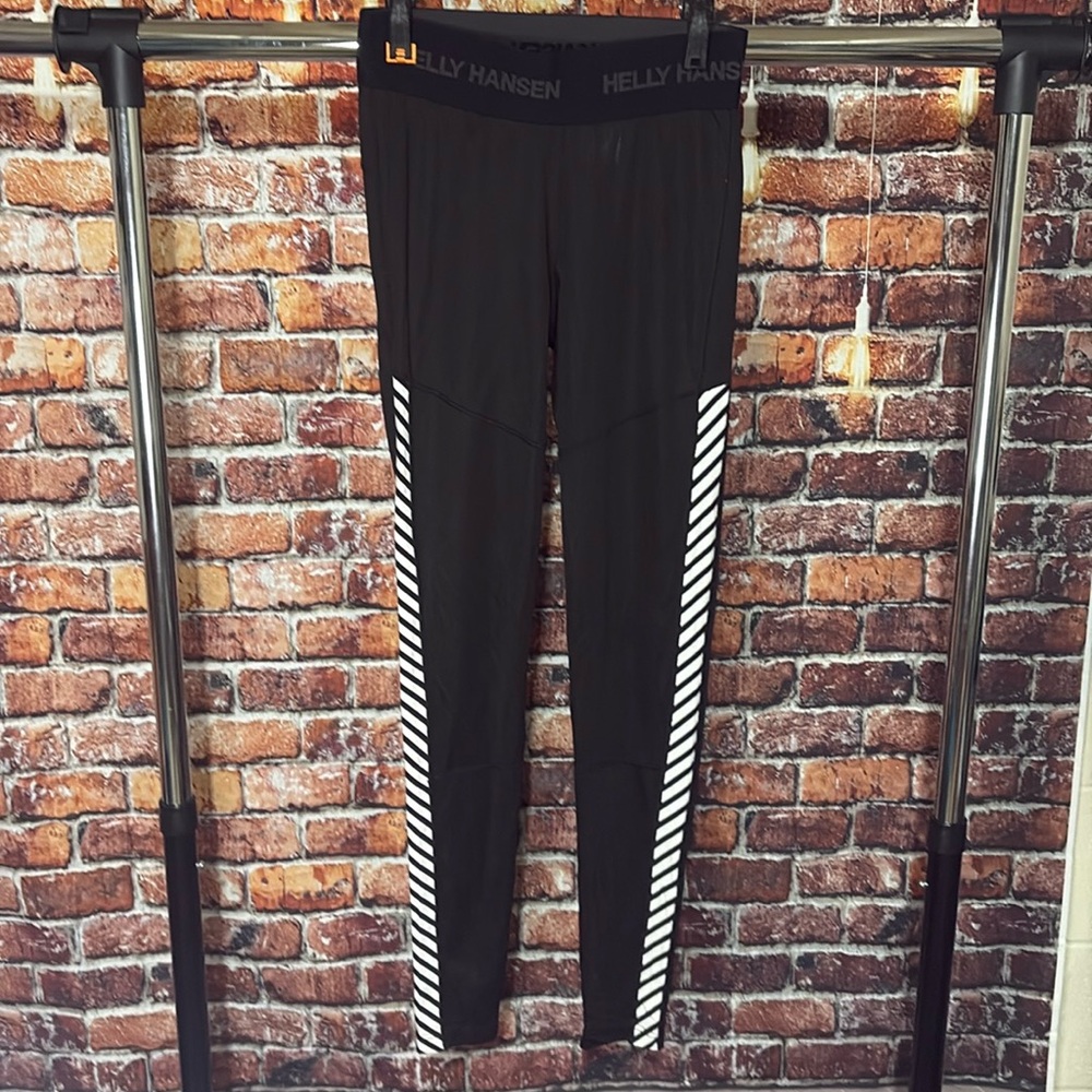 Helly Hansen Leggings women’s small black base layer running sailing outdoors